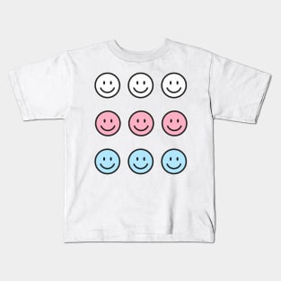 Pastel emoji sticker pack Kids T-Shirt